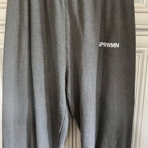 SPRWMN GRAY SWEATPANTS SZ S